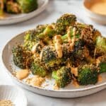 Bang Bang Roasted Broccoli with Spicy Tahini Sauce Recipe
