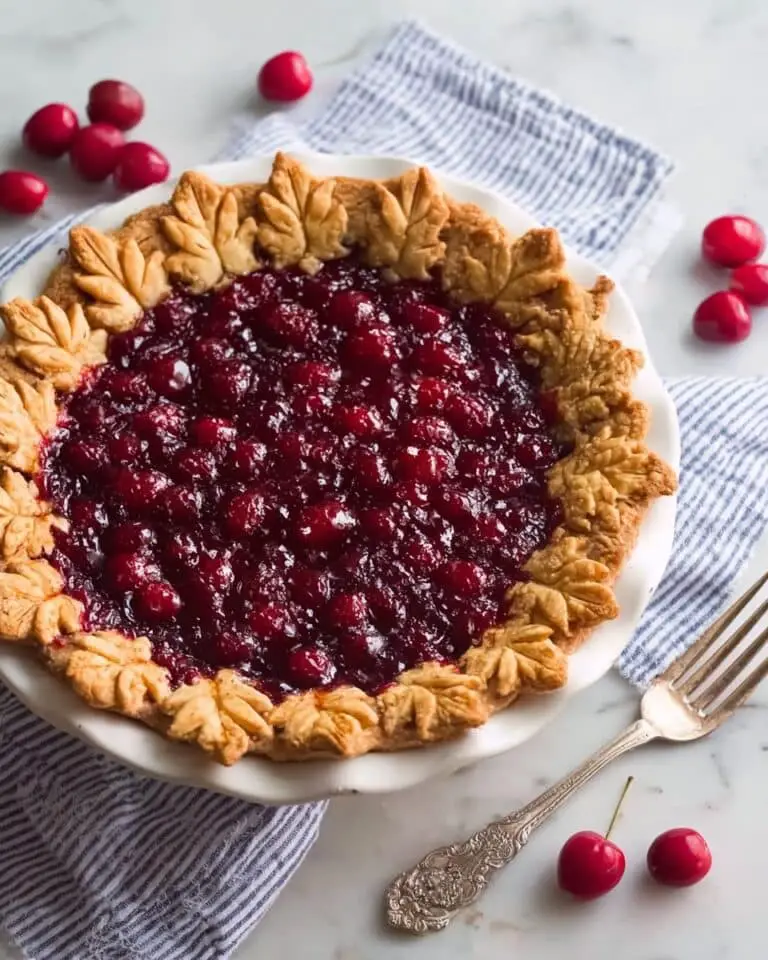Cranberry Pie Recipe