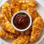 Air Fryer Chicken Tenders with Crispy Two-Breadcrumb Coating Recipe