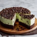 No Bake Mint Chocolate Chip Pie Recipe
