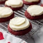 Red Velvet Cookies with Cream Cheese Frosting Recipe