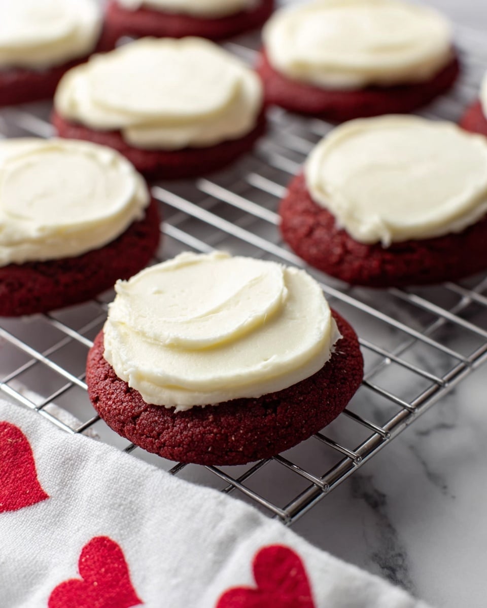 Red Velvet Cookies with Cream Cheese Frosting Recipe