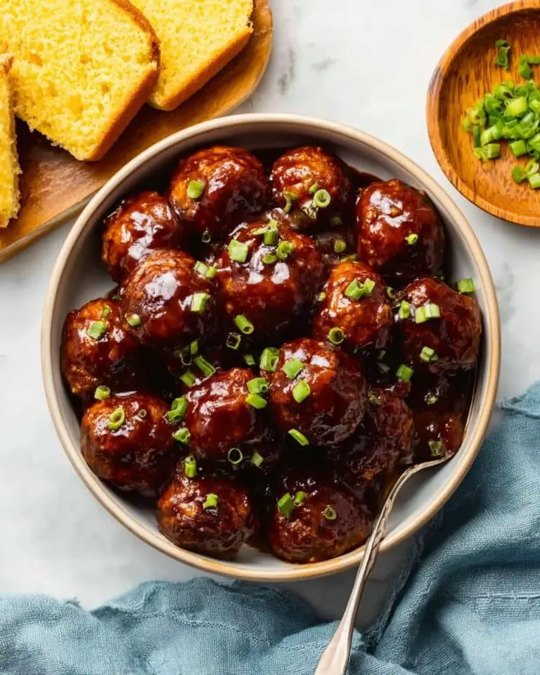 Slow Cooker BBQ Turkey Meatballs Recipe