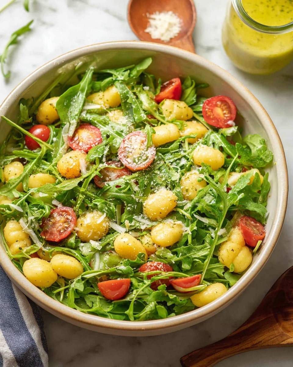 Gnocchi Salad with Lemon Vinaigrette Recipe