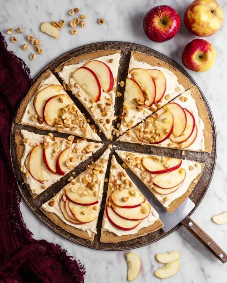 Caramel Apple Sugar Cookie Pizza Recipe