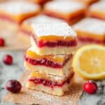 Cranberry Lemon Bars Recipe