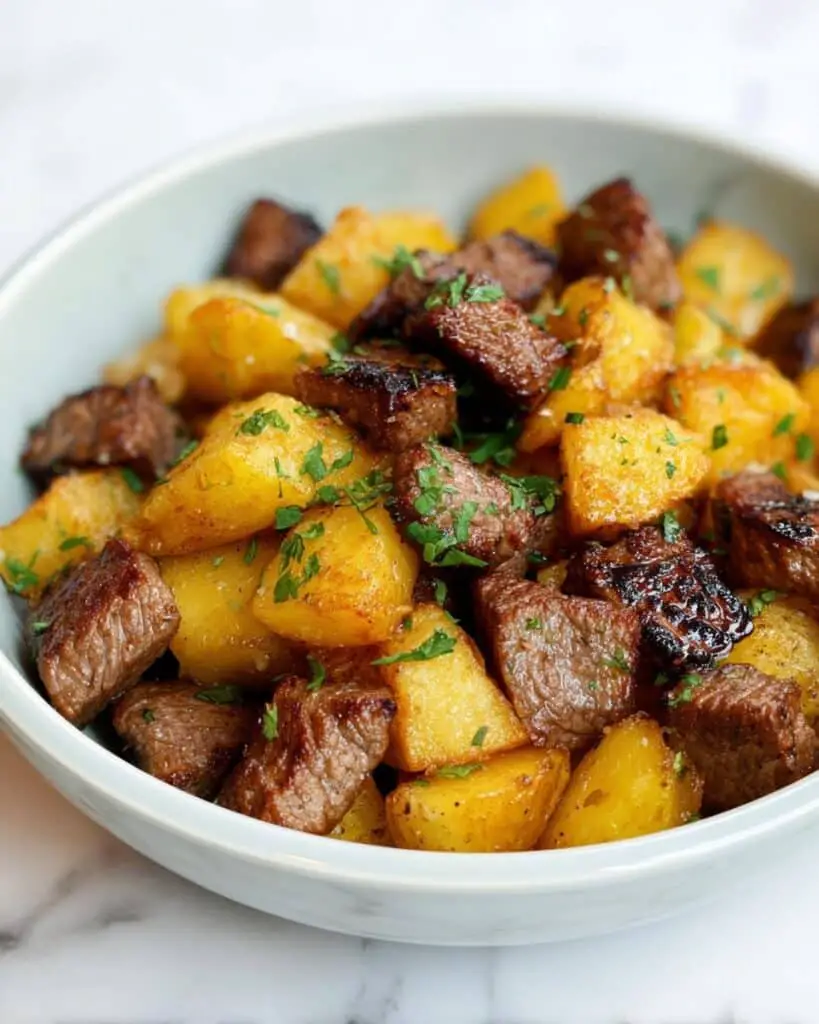 Garlic Butter Steak and Potatoes Recipe