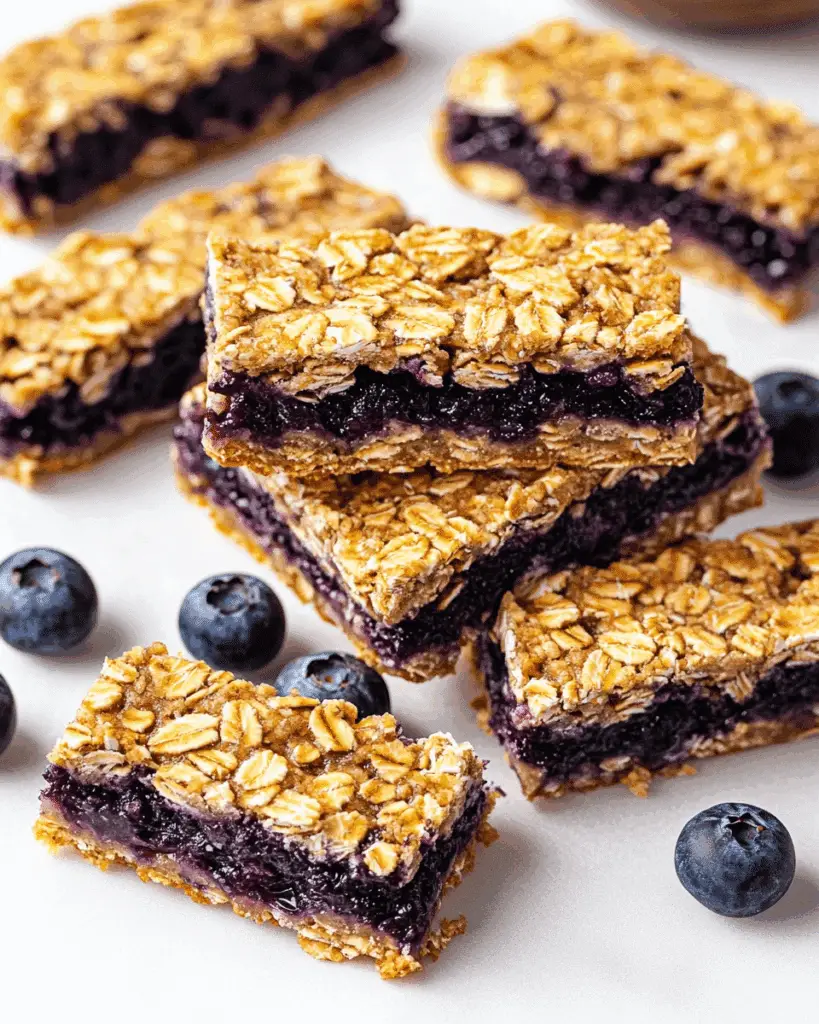 Blueberry Oat Bars