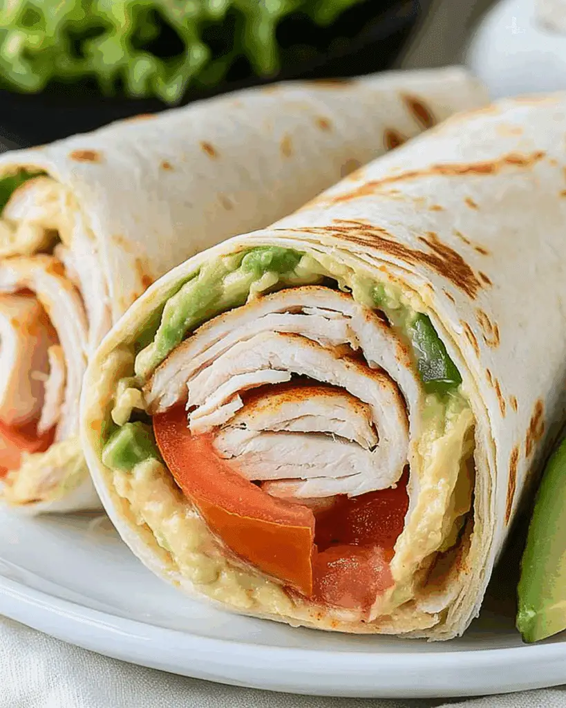 Cajun Turkey Avocado Wraps