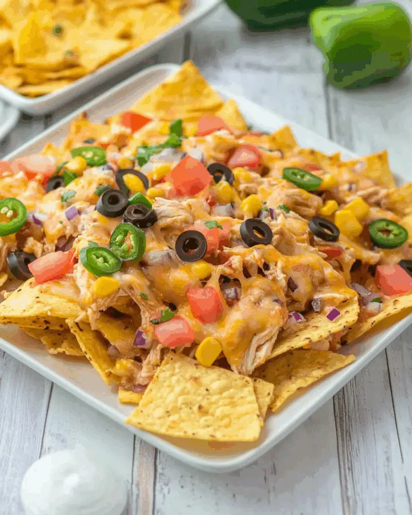Loaded BBQ Chicken Nachos