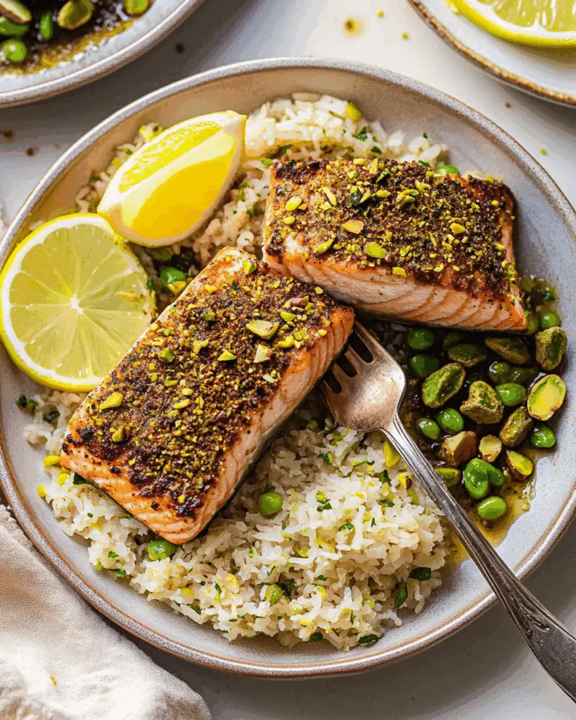 Pistachio Crusted Salmon