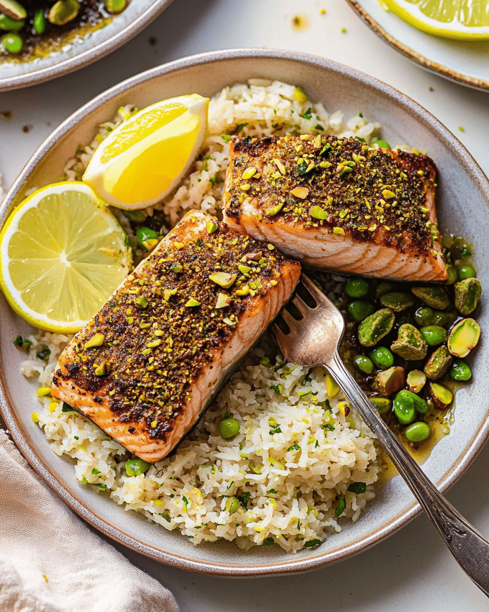 Pistachio Crusted Salmon