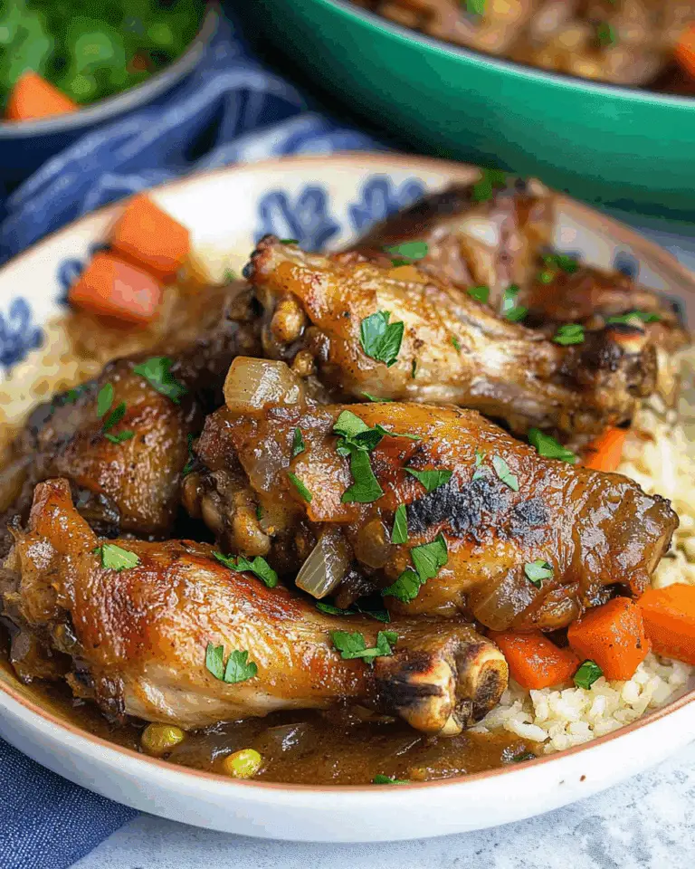 Smothered Turkey Wings