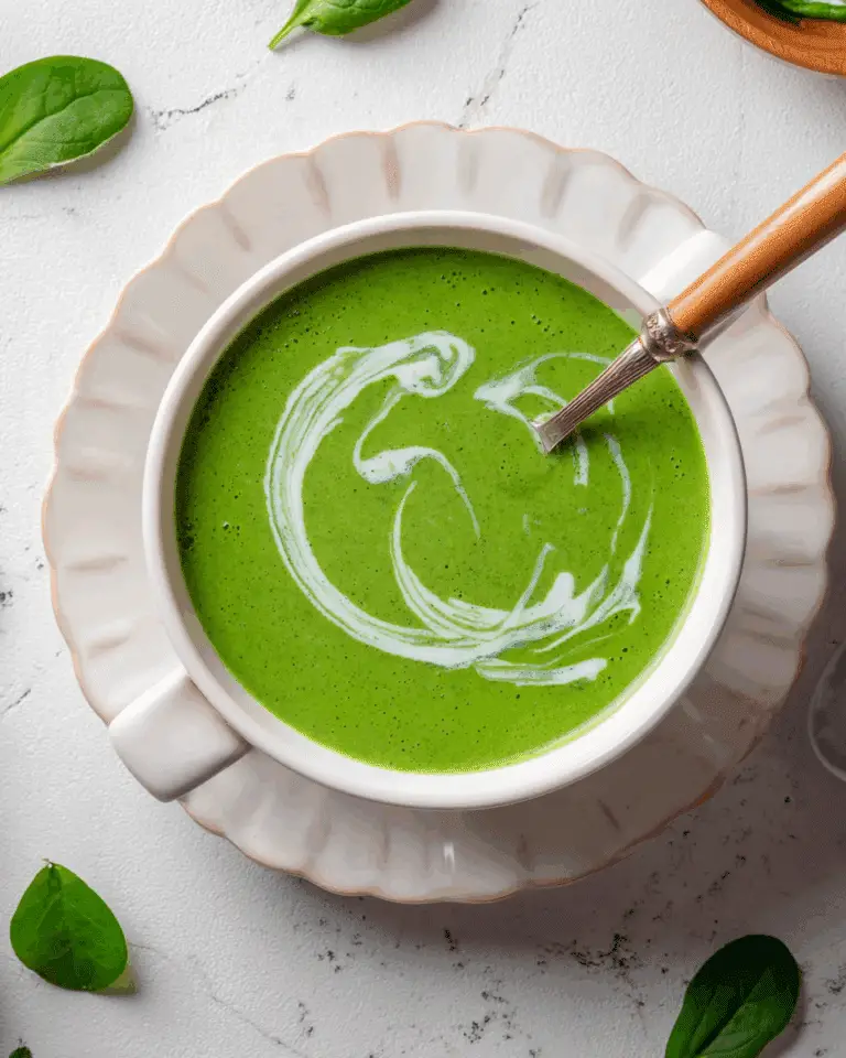 Creamy Spinach Soup Recipe