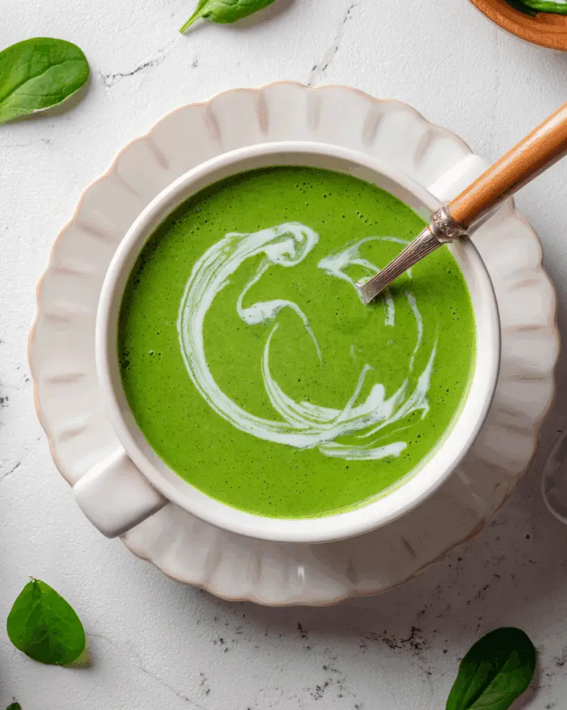 Creamy Spinach Soup Recipe