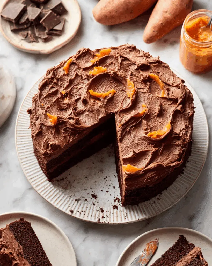 Sweet Potato Chocolate Cake Recipe