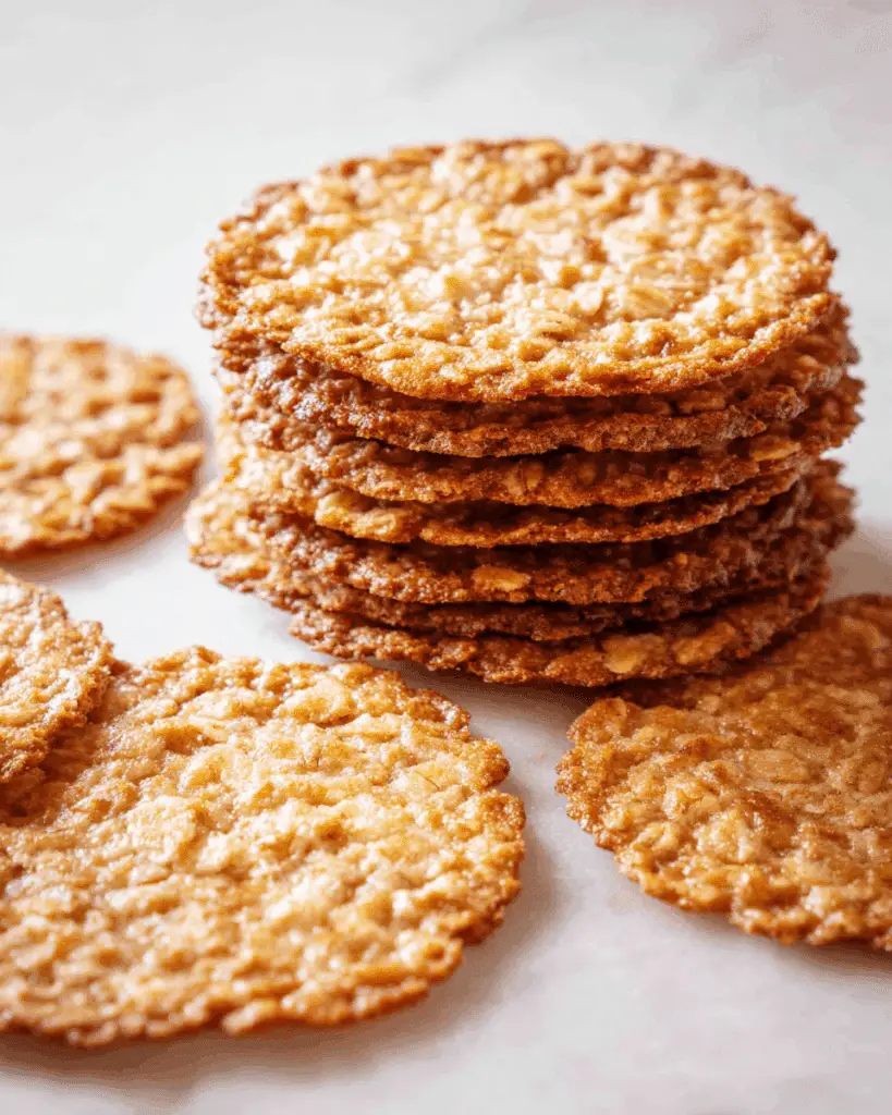 Chewy Oatmeal Lace Cookies Recipe
