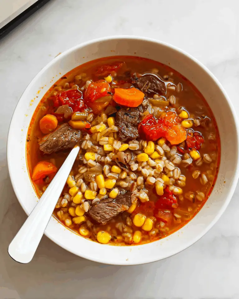 Beef Barley Soup Recipe