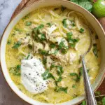 Creamy Green Chicken Enchilada Soup Recipe