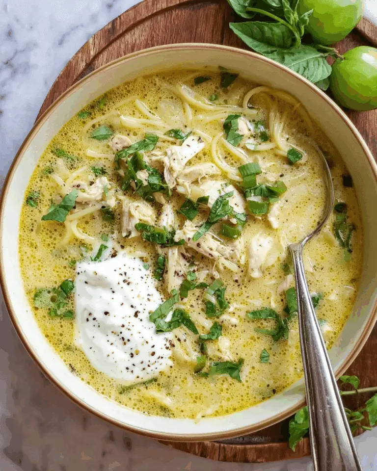Creamy Green Chicken Enchilada Soup Recipe