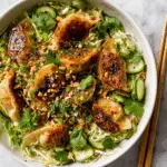 Sesame-Soy Dumpling Salad Recipe