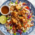 Asian Chicken Salad with Peanut Sauce Recipe