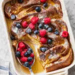 Overnight Cinnamon Maple French Toast Casserole Recipe