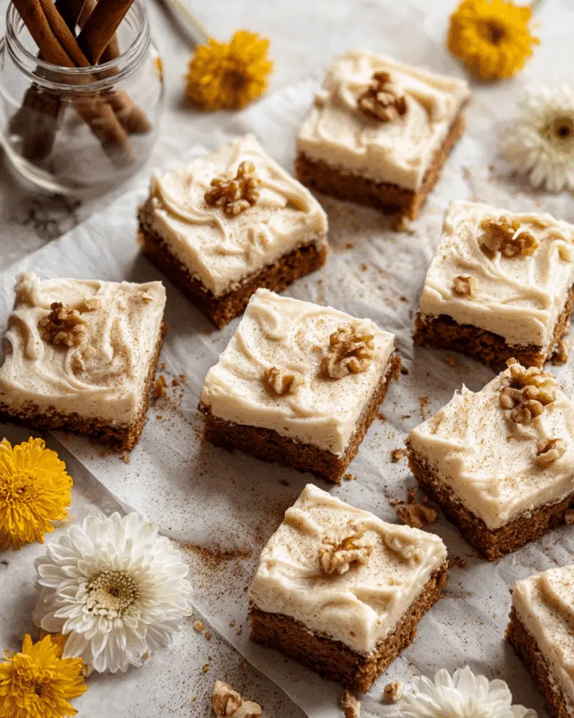 Carrot Cake Bars with Cream Cheese Frosting Recipe