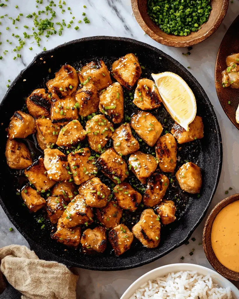 Air Fryer Bang Bang Salmon Bites Recipe