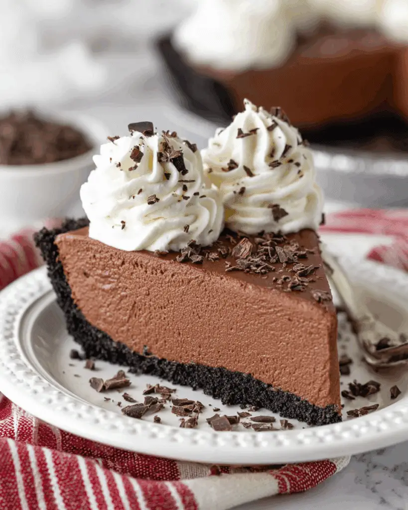 Easy No Bake Chocolate Cheesecake Recipe