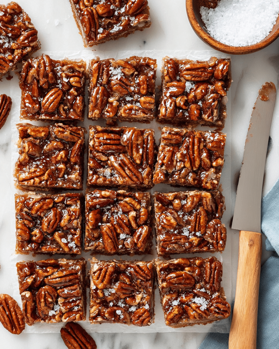 Vegan & Paleo Pecan Pie Bars Recipe