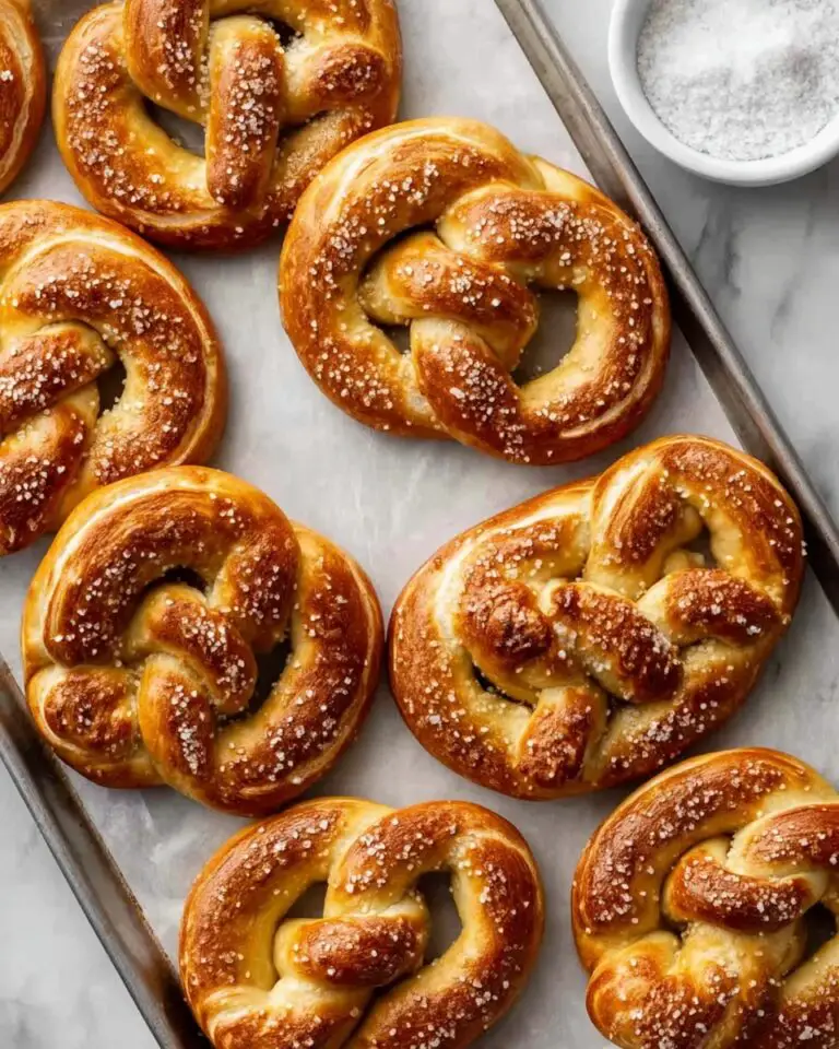 Homemade Soft Pretzels Recipe