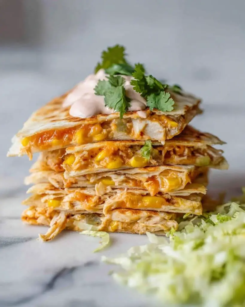 Honey Chipotle Chicken Quesadillas Recipe