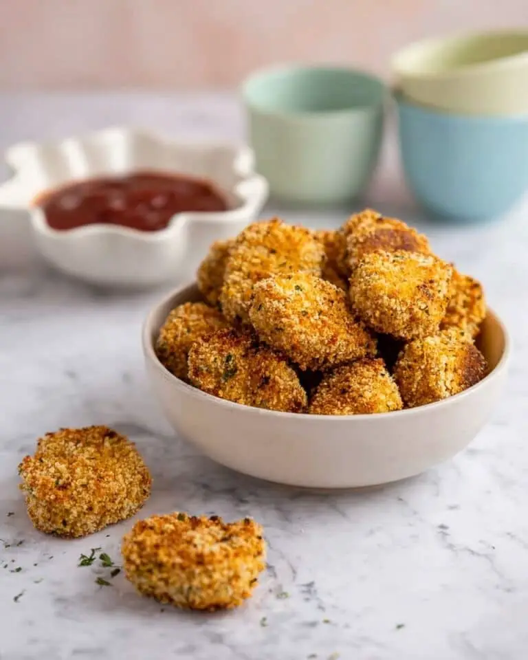 Veggie Nuggets: Crispy Baked Bean and Cheese Vegetable Bites for Kids Recipe