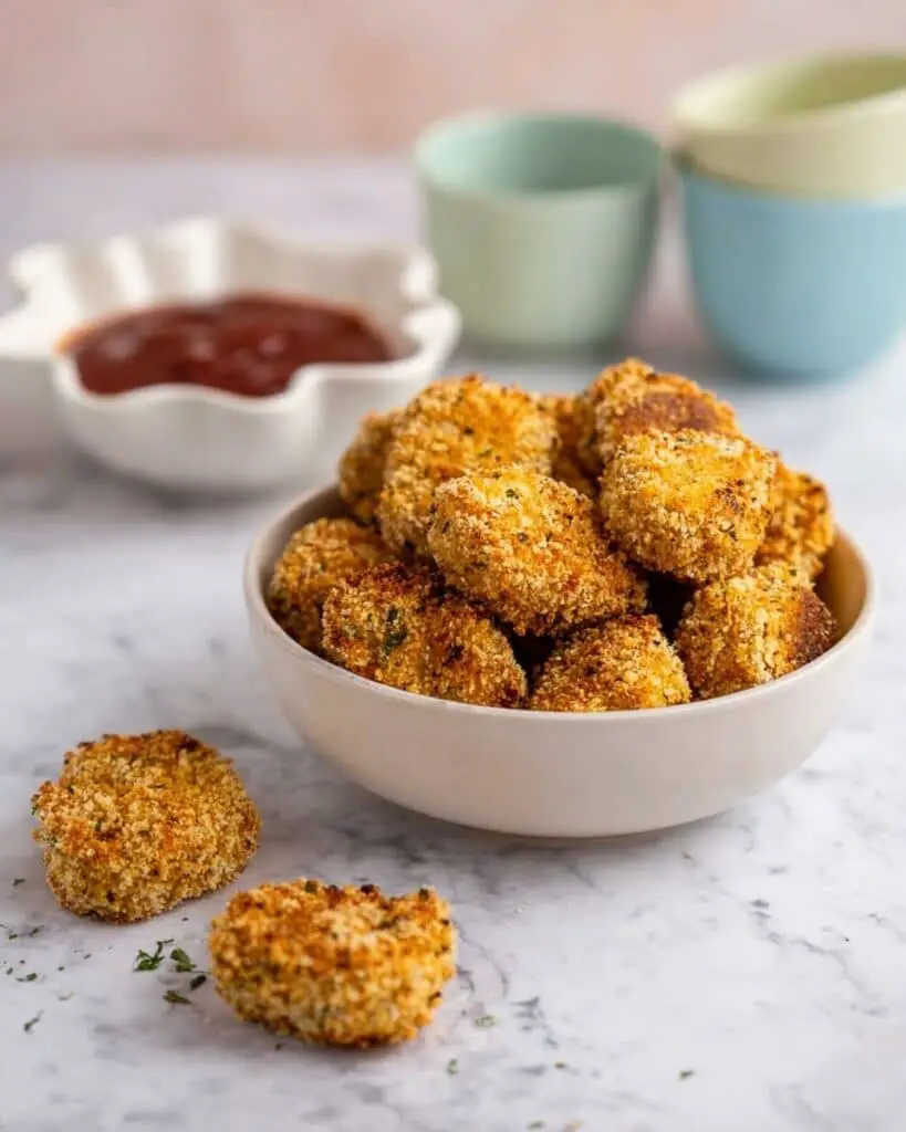 Veggie Nuggets: Crispy Baked Bean and Cheese Vegetable Bites for Kids Recipe