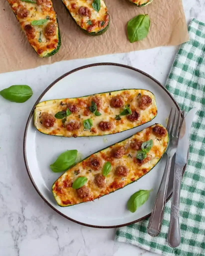 Zucchini Pizza Boats Recipe