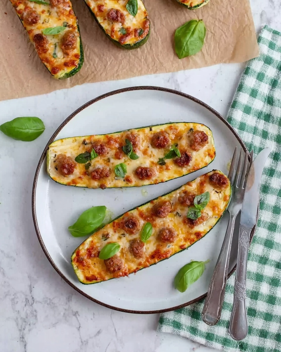 Zucchini Pizza Boats Recipe