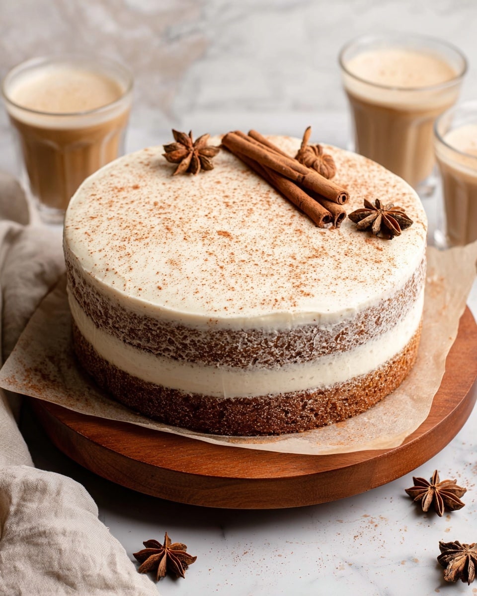 Chai Cake with Brown Sugar Cream Cheese Frosting Recipe