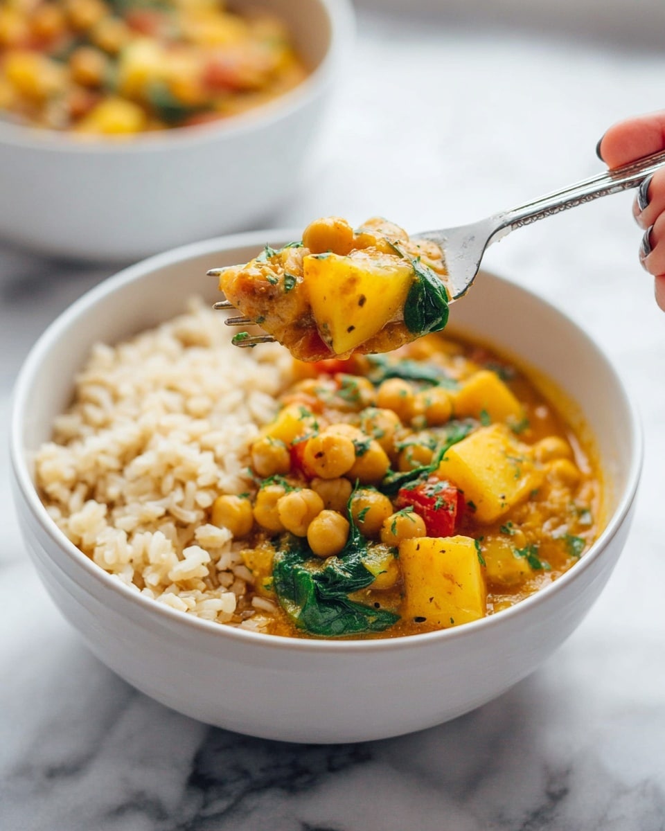 Caribbean Chickpea and Potato Curry Recipe