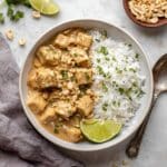 Peanut Tofu with Coconut Rice Recipe