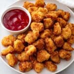 Crispy Homemade Popcorn Chicken with Dipping Sauce Recipe