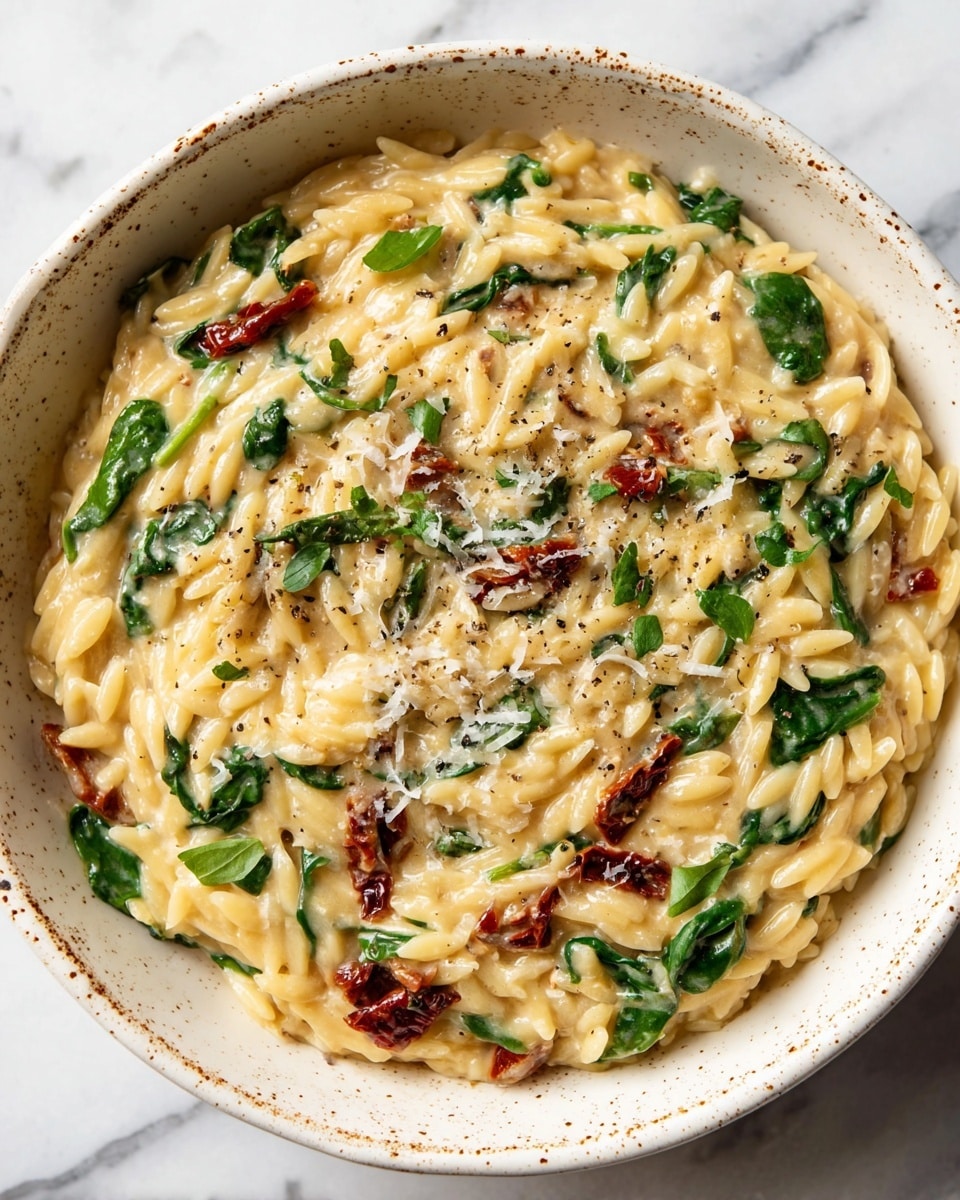 Creamy Tuscan Orzo Recipe