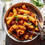 Creamy Coconut Milk Pasta Sauce with Sun-Dried Tomatoes and Basil Recipe