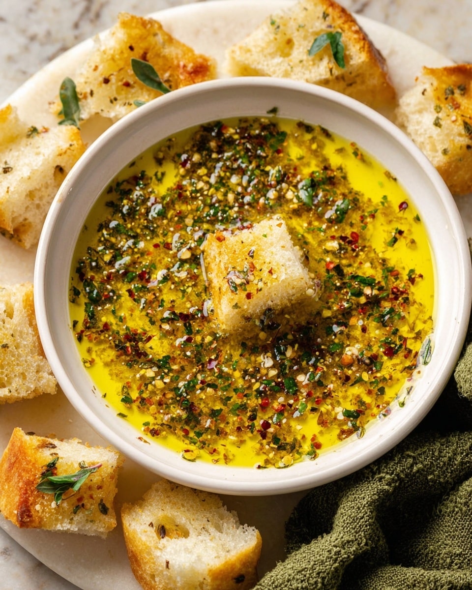 Garlic Olive Oil Dip Recipe