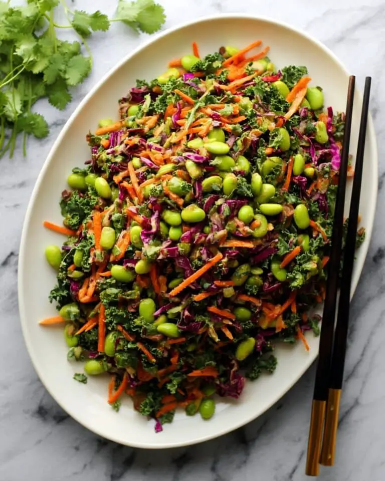 Edamame Salad with Peanut Sauce Recipe