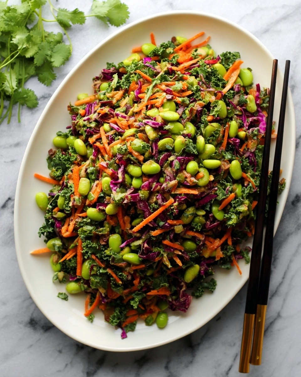 Edamame Salad with Peanut Sauce Recipe