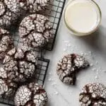 Chewy Nutella Cookies with Toasted Hazelnuts and Crinkle Coating Recipe