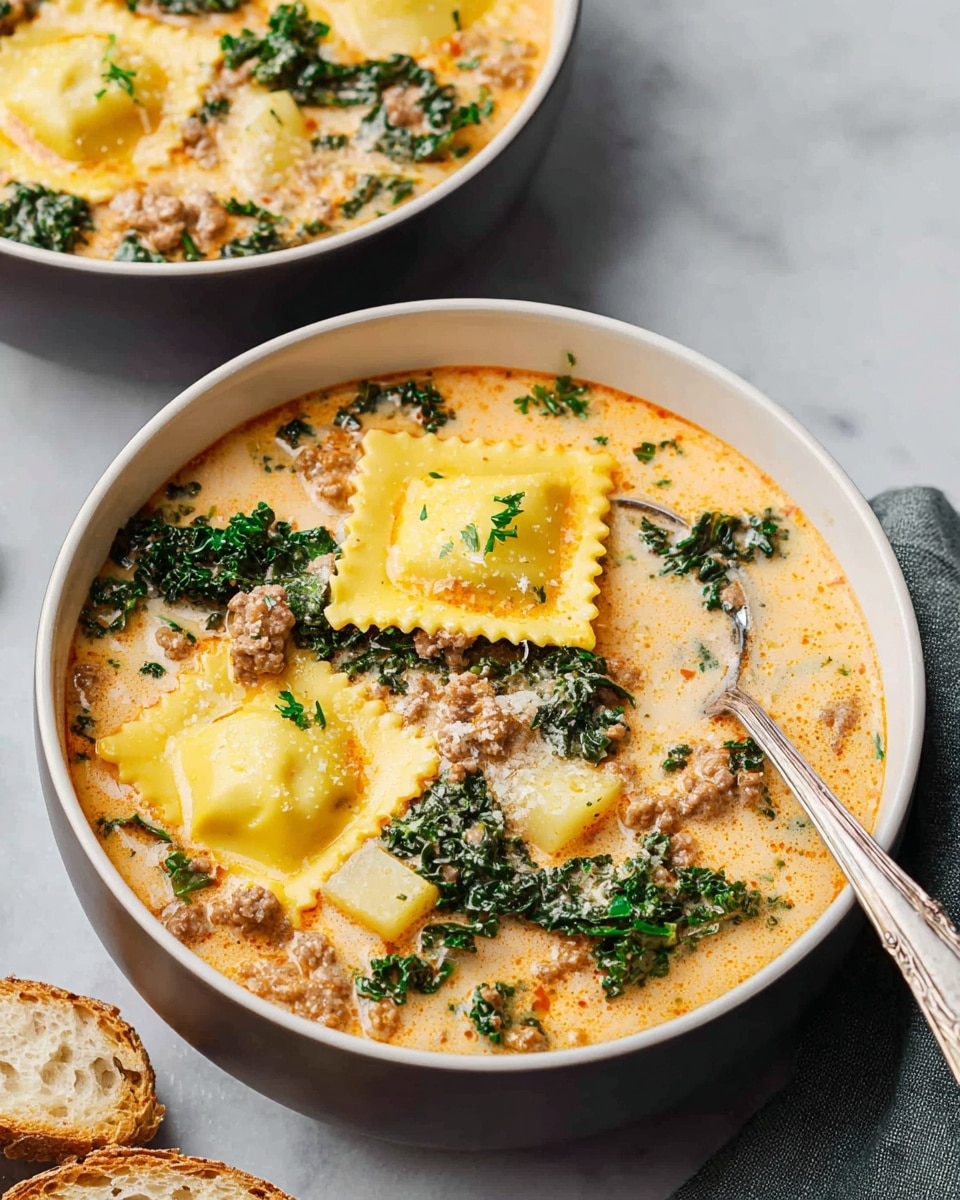 Creamy Ravioli Soup Recipe