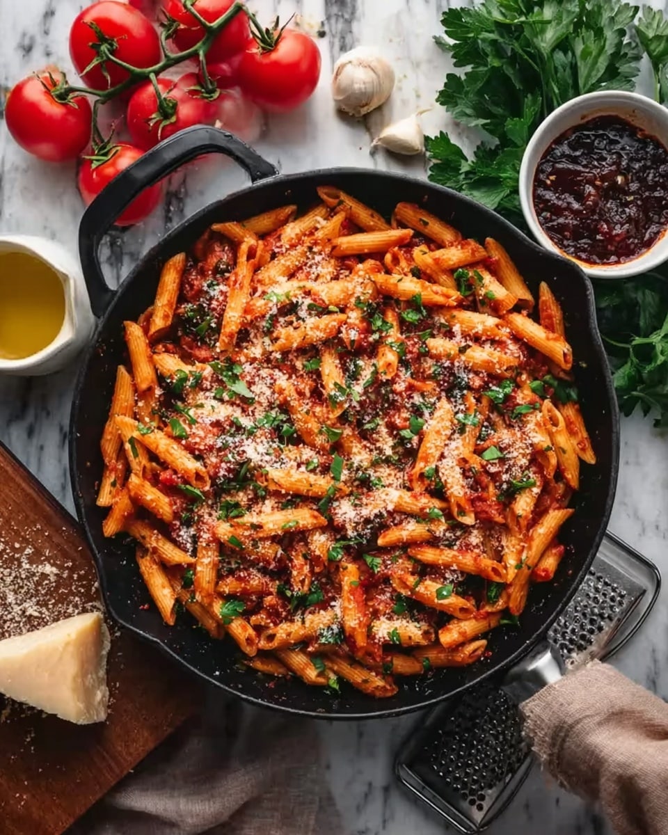 Penne Arrabbiata with Chili Crisp Recipe