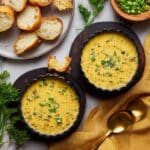 Hearty Cheddar Garlic Herb Potato Soup Recipe